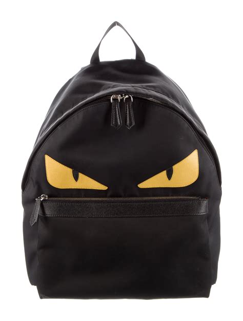 backpack with eyes fendi